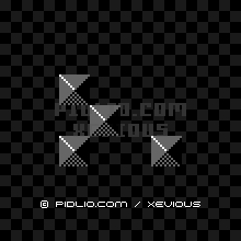 バーラ(BARRA)の画像:敵キャラクター図鑑 - FC版ゼビウス攻略 ─ pidlio.com