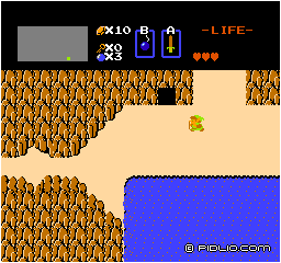 表ゼルダ ハートの器入手1 Fc版ゼルダの伝説1攻略 全マップ完備 The Legend Of Zelda ピドリオ Com